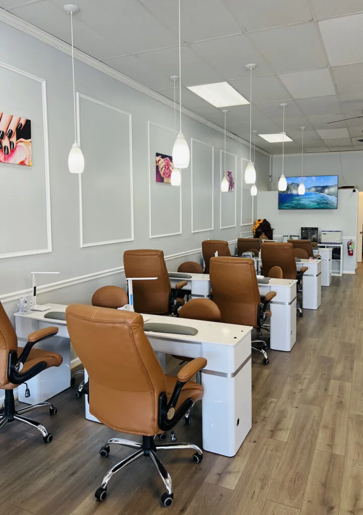 DJ Nails salon interior